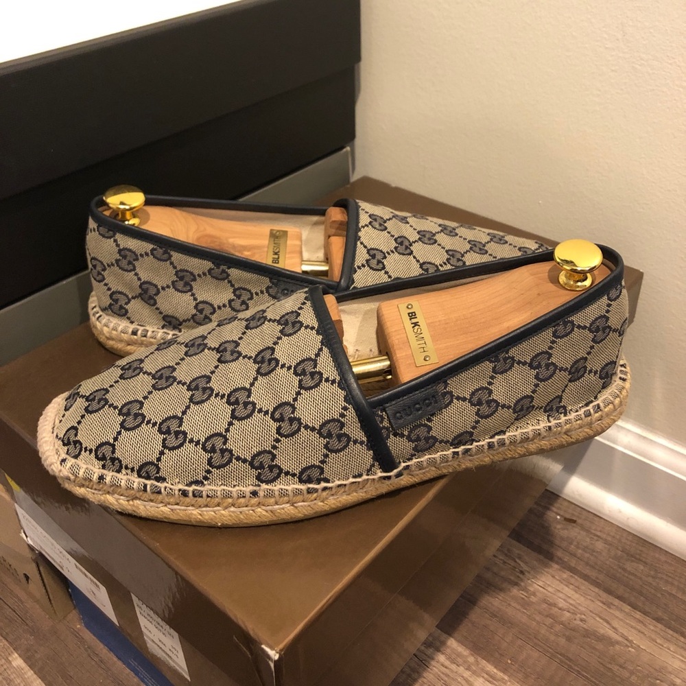 SOLD Gucci Guccissima Print Espadrilles